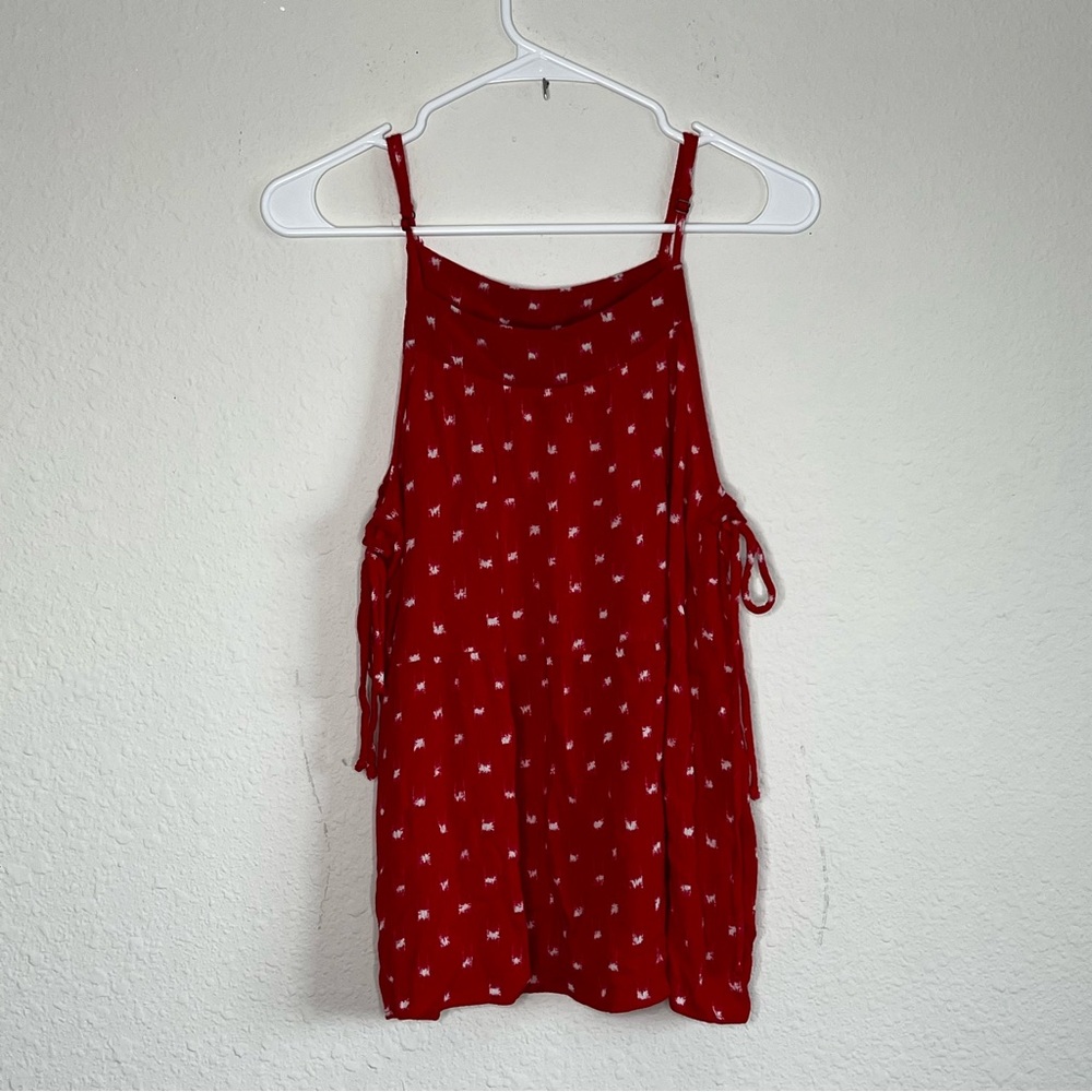 Universal Threads Red and White Tank